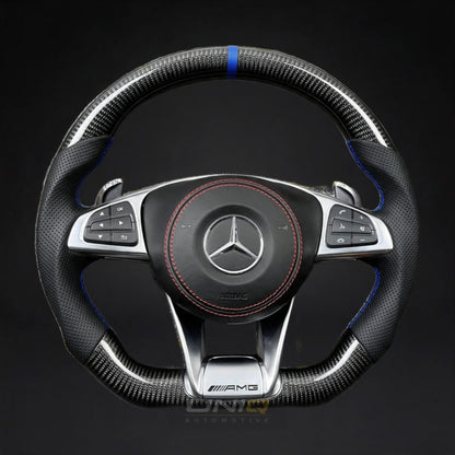 Mercedes 2017 AMG Performance Style Custom Steering Wheel - carbon fibre
