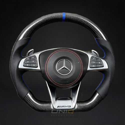Mercedes 2017 AMG Performance Style Custom Steering Wheel - carbon fibre