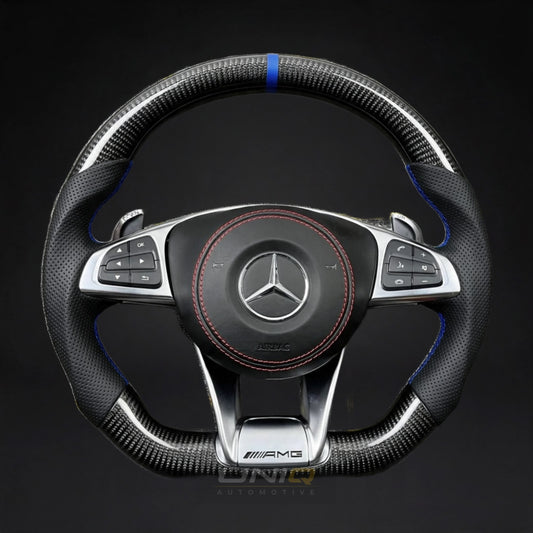 Mercedes 2017 AMG Performance Style Custom Steering Wheel - carbon fibre