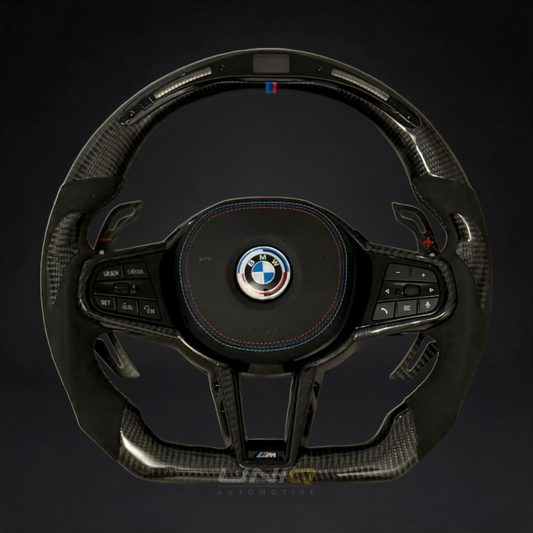 BMW G Chassis M Style Custom Steering Wheel - carbon fibre