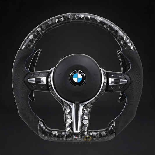 BMW F10 M Sport Style Custom Steering Wheel - forged carbon