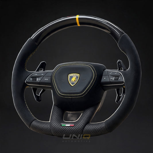 Lamborghini Urus Style Custom Steering Wheel - carbon fibre