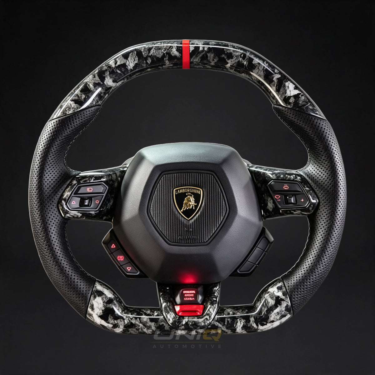 Lamborghini Huracan Style Custom Steering Wheel - forged carbon