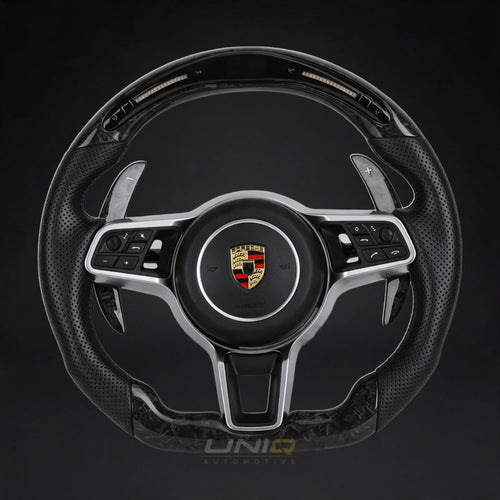 Porsche 991 / Macan Style Custom Steering Wheel - carbon fibre