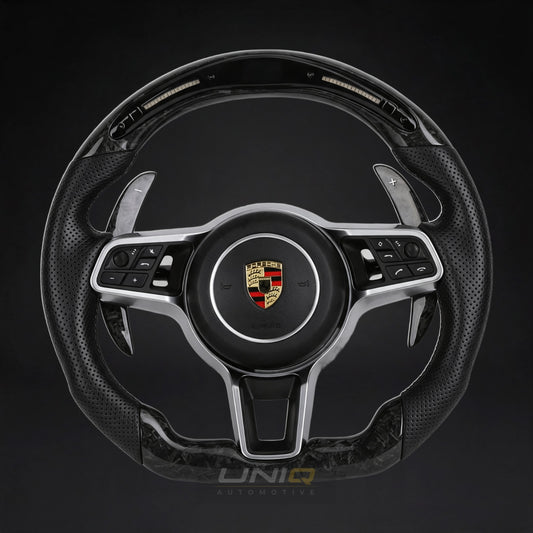 Porsche 991 / Macan Style Custom Steering Wheel - carbon fibre